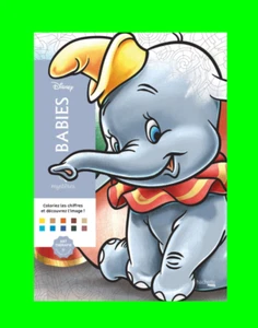 Disney Babies Coloring Book Meditation Anti-Stress Creative Gift Kids (French) - Imagen 1 de 10