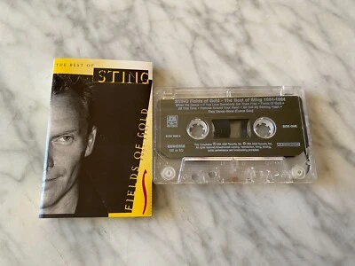 Sting The Best Of CASSETTE Tape 1994 A&M CS 0269 The Police, Fields Of Gold RARE - Image 1 of 3