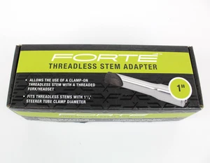 Forte Threadless Bicycle Stem Adapter 1" (22.2mm) , 1 1/8" Clamp, NEW - Picture 1 of 8