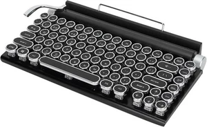 Teclado mecánico retro estilo máquina de escribir - Imagen 1 de 5