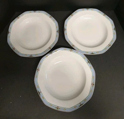 Set of 3 Studio Nova Contempra Y0037 9.25" Large Coupe Soup Bowls - Image 1 of 4