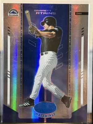 2004 Leaf Certified Materials Garrett Atkins #66 Mirror Blue /50 - Image 1 of 2