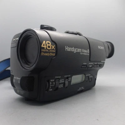 Sony Handycam CCD-TR580E Handheld Video8 Camcorder Black Tested - Image 1 of 4