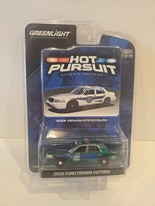 Greenlight Green Machine Hot Pursuit 2008 Ford Crown Victoria Indiana Police - Picture 1 of 4