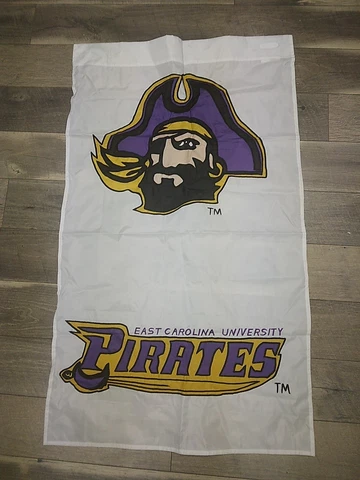 East Carolina Pirates Flag Factory Porch Flag 48" x 28" NCAA Cover