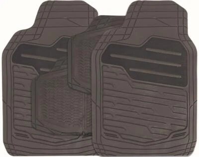 Black Rubber Carpet Floor Mats Semi Tailored fits PEUGEOT PARTNER (123/B) - Image 1 of 4