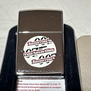 James Bond 007 Tomorrow Never Dies Zippo 1997 Mint Rare - Foto 1 di 14