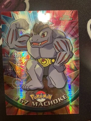 x1 Machoke Pokemon TOPPS CHROME SPECTRA CHROME Machoke #67 - Image 1 of 4