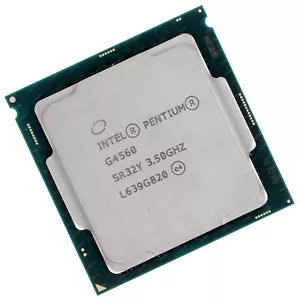 Intel Pentium CPU Processor G4560 CPU 2x 3.50GHz 3MB L3 Cache SR32Y Server CPU35 - Picture 1 of 1