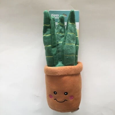 NEW Dog Toy Stuffed Green Cactus Interactive Fun | Zippy Paws - Image 1 of 4