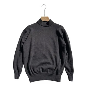 Pendleton 100% Merino Wool Turtleneck Sweater Soft Knit Pullover Gray L Preppy - Picture 1 of 10