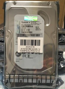 81Y9786 500GB 7.2K 6GBPS NL SATA 3.5" G2 HOT-SWAP HARD DISK DRIVE 81Y9787 - Afbeelding 1 van 8