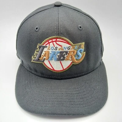 Los Angeles Lakers Hat Cap 59Fifty Fitted Size 7 5/8 Gray Multi Color Pack Logo - Image 1 of 4