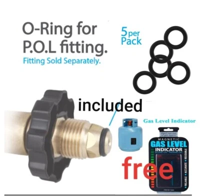  5 x BBQ GAS BOTTLE REGULATOR  O-RING SEAL. Primus. Companion. Gasmate + - image 1 of 4