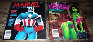 1991 Marvel Illustrated Swimsuit Issue & 1990 Marvel Year In Review VF/NM - Picture 1 of 8