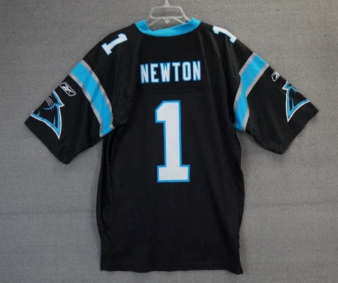 Cam Newton #1 NFL Carolina Panthers Reebok Jersey On-Field Men’s Size Medium Cover