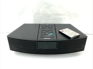 Bose Wave Radio Bose AWR1-1W Black AM / FM Clock +REMOTE! **SEE VIDEO IMPERFECT! - Picture 1 of 17