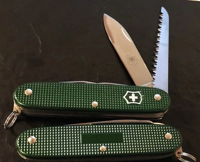 Victorinox Farmer grün, dark green Alox, selten, new run, pocket knife - Bild 1 von 4