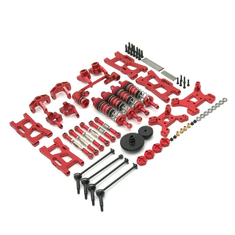 Metal Arm/Shock Absorber Set For Wltoys 1/12 124019 144010 144002 144001 Rc Car - Image 1 of 1