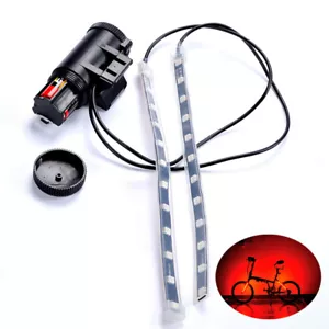 MTB Bicicletta Forcella Bicicletta Striscia Luce LED Impermeabile Telaio Ruota Lampada Decorazione Sicurezza - Foto 1 di 6