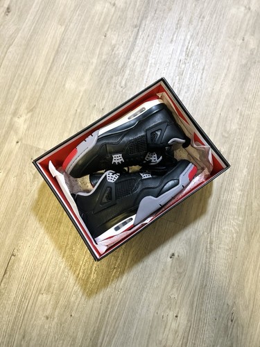 Jordan 4 Bred Reimagined 10 UK US 11 nuovo con scatola!