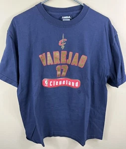 Cleveland Cavaliers Cavs Tshirt Blue Sz L Anderson Varejao Wild Thing #17 NBA - Picture 1 of 10