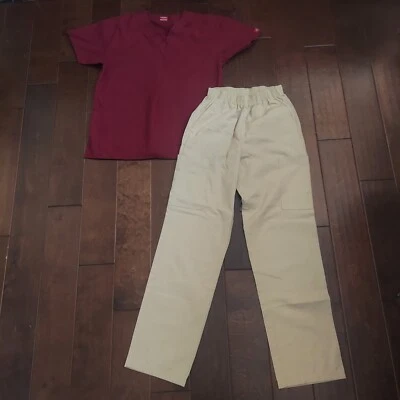  Conjunto de Uniforme Médico Dickies Mujer Enfermería, Pantalón y Top - Talla XS Foto 1 de 4