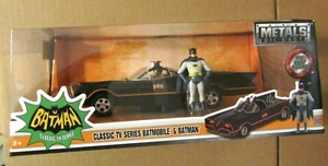 Jada Metals Druckguss Batman Classic TV-Serie Batmobile & Batman ~ 1:24 ~ Neu in Verpackung - Bild 1 von 6