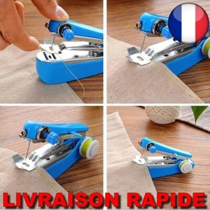 Mini Máquina de Coser Manual Portátil Pequeña Casa Costura Ropa Tela - Imagen 1 de 3