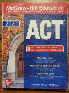 McGraw-Hill Education ACT 2020 edition by Steven W. Dulan & Amy Dulan - Bild 1 von 5