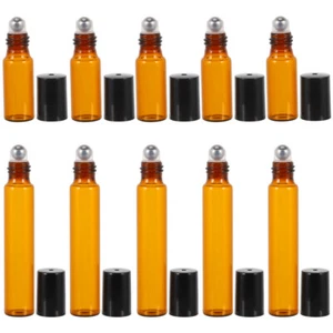 10 Pcs Roller Bottle Refillable Bottles Empty Travel Rollon - Picture 1 of 12
