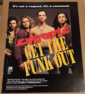 Extreme - Get The Funk Out [Hits] magazine trade ad 1991 - Imagen 1 de 1