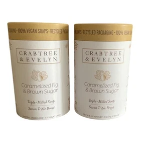 Crabtree & Evelyn Bar Soap Triple Milled 21oz (6x3.5oz) 6pc Set - Picture 1 of 4