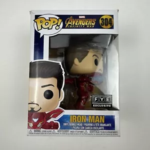 Funko Pop! Vinilo: Marvel - Iron Man desenmascarado - FYE (Exclusivo) #304 - Imagen 1 de 6