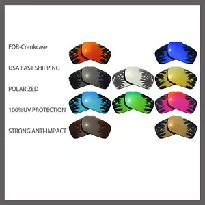 Lentes polarizadas de repuesto de EE. UU. para gafas de sol Oakley Crankcase antiarañazos - Imagen 1 de 15