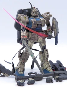Gundam Figure - Battle Scarred RX-79G EZ-8 - Bandai MSIA 4" Anime Vtg - Picture 1 of 7