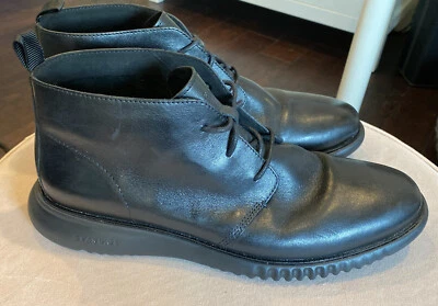 Bota Cole Haan Masculina 2.ZeroGrand Chukka Estilo Preto C26198 - Imagem 1 de 4