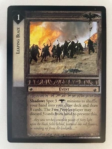 LOTR TCG - Leaping Blaze 5R3 - Battle of Helm's Deep - Picture 1 of 1