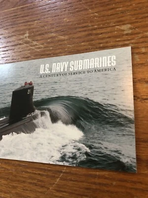 BK279 US Navy Submarines Prestige Booklet of 2 Panes of 3377a (3372-3377) - Image 1 of 4