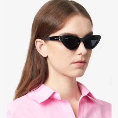 NUEVO JIMMY CHOO ADDY/S 0807 IR Negro/Gris Auténtico Mujeres Gafas de sol Foto 1 de 4