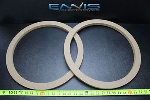 2 MDF ALTAVOZ ANILLO ESPACIADOR 15 PULGADAS MADERA 3/4 GRUESO FIBRA VIDRIO CAJA ANILLO CERRADO-15R - Imagen 1 de 5