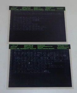Microfiche Catalogo Ricambi / Spare Parts List Jaguar XJ S H.E & V12 Stand 02/ - Foto 1 di 1