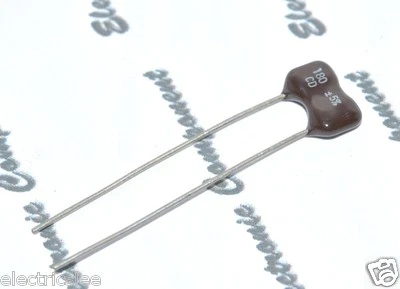 2 piezas - Condensador de mica Cornell Dubilier 180P (180PF 0,18nF) 500 V 5 % plateado Foto 1 de 4