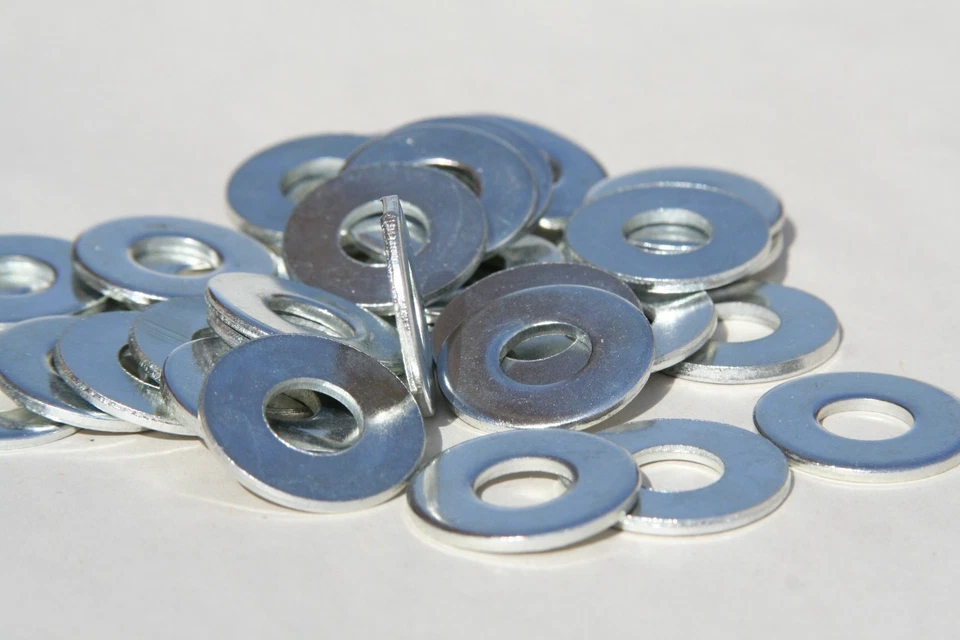 AFH YOUR CHOICE M3 METRIC DIN 125 FLAT WASHERS STEEL ZINC