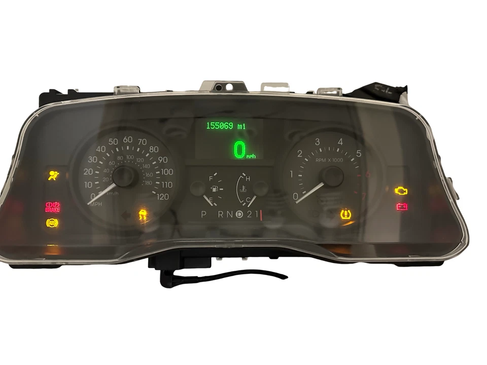 Cuadro de instrumentos velocímetro 09 2010 2011 Grand Marquis medidores 155.069 millas Foto 1 de 3