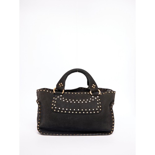 Borsa boogie Celine in camoscio nero con borchie