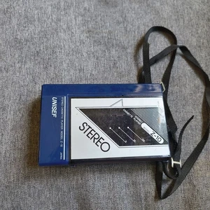 Unisef Z-10 Stereo Personal Cassette Player Japan Walkman Portable Retro blue - Picture 1 of 5