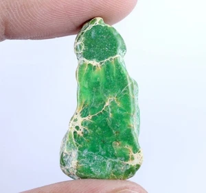 21,80 ct AGI Certified Natural Green Carico Lake Turquoise Polished Rough T14529 - Bild 1 von 7