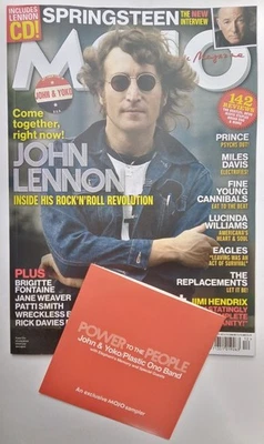 NEW DECEMBER 2025 ISSUE 385 MOJO MAGAZINE: JOHN LENNON + POWER TO THE PEOPLE CD - Image 1 of 2