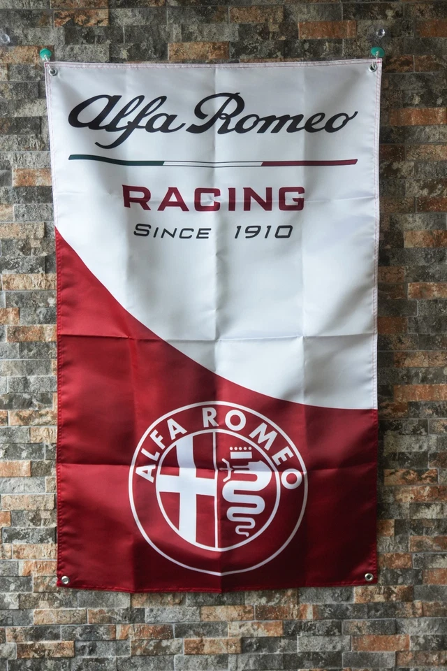 Alfa Romeo Racing – Heritage Flag - 80 × 120 cm (31.5” × 47.2”) - Image 1 of 4